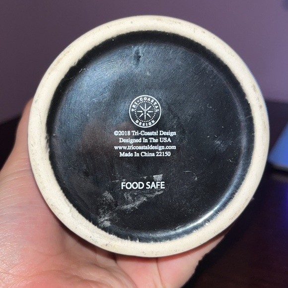 Marble Tri-Color Design Pen Holder - Picture 2 of 2